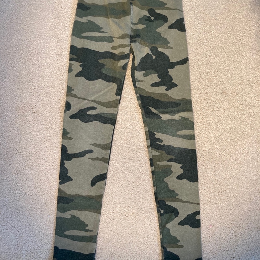 Girls J.Crew Camouflage Leggings